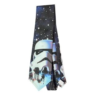 Star Wars Stormtrooper Video Art Ralph Marlin 1995 Necktie Mens Tie